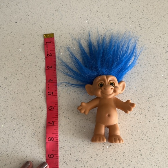 🏴 vintage Blue Hair Troll Doll - Picture 7 of 7